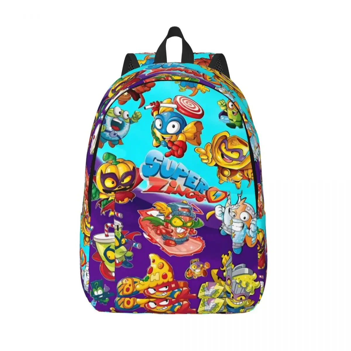 Custom Bag Super Zings Backpack For Men Women Cool Student Business Daypack Funny Superzings Laptop Canvas Bags Gift