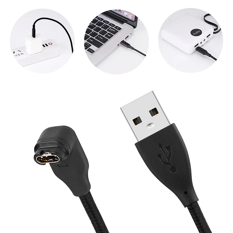 USB Charging Cable For Garmin Fenix 7 7S 7X 6 6S 6X 5 5X 5S Plus Vivoactive 3 Forerunner 945 935 245 255 Charger Dock