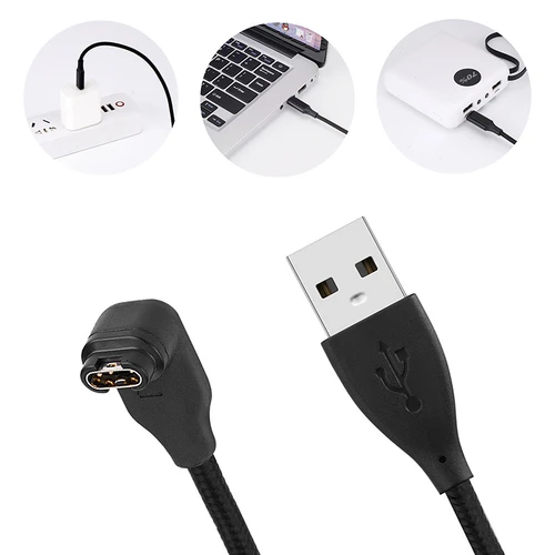 Imagen 2 del producto Cable de carga USB para Garmin Fenix 7 7S 7X 6 6S 6X 5 5X 5S Plus Vivoactive 3 Forerunner 945 935 245 255 base de carga