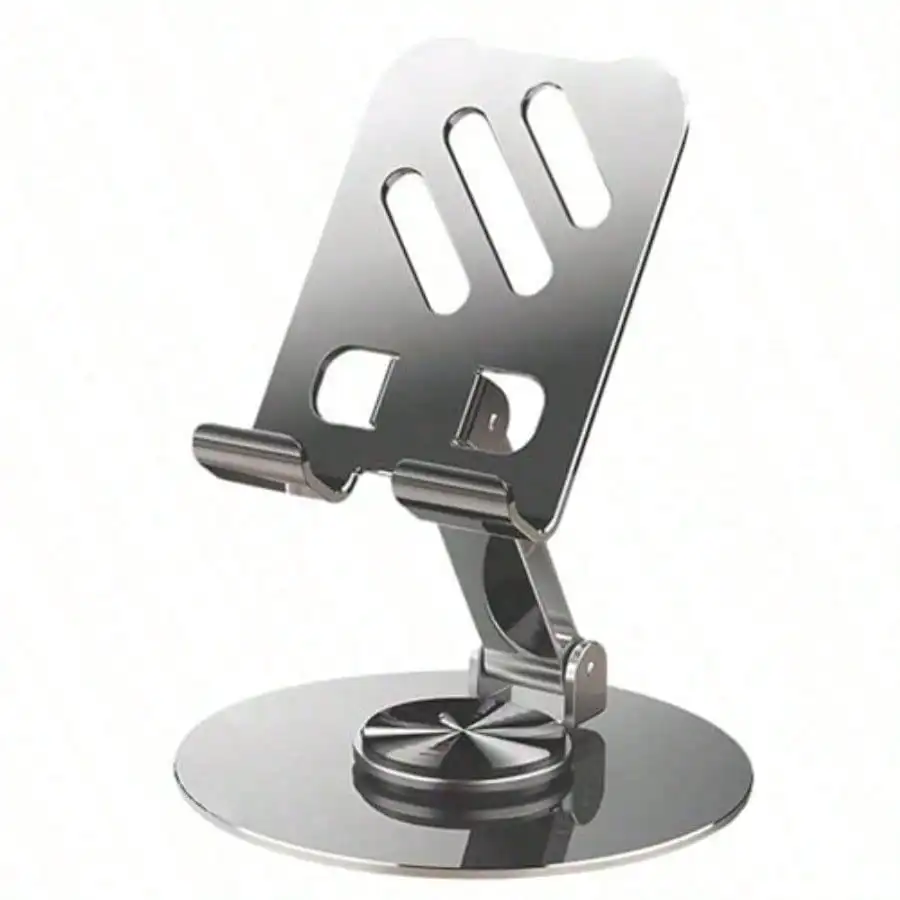 

Складная подставка для мобильного телефона HLJJUEJUEZI, металлический портативный держатель для телефона, полностью регулируемый, вращающийся, для стола