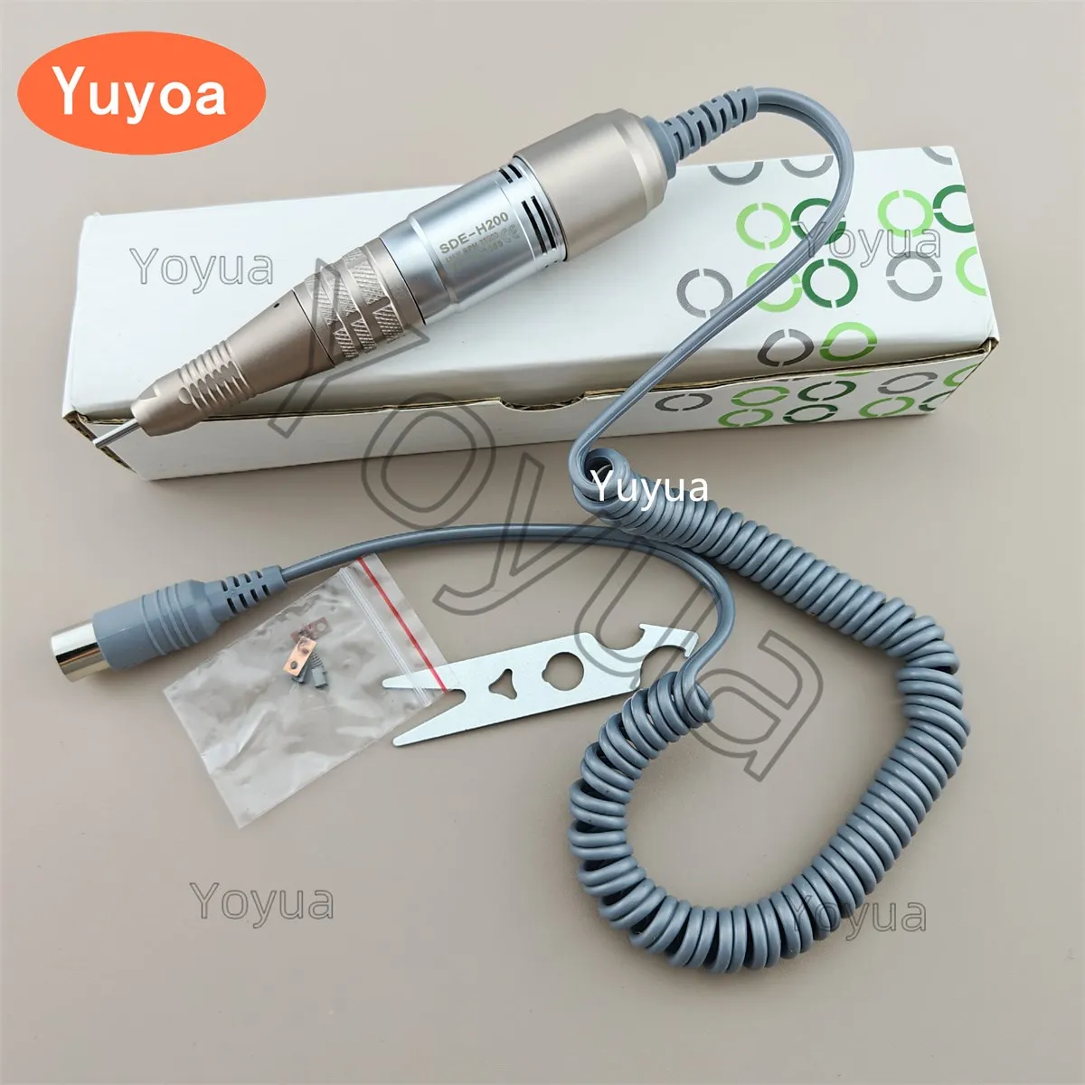 

35K RPM SDE H200 Handpiece For All STRONG210 Dental Polishing Handle Electric Manicure Machine Control Box Nails Drill Tool