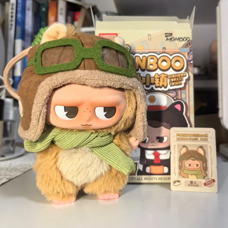 Monboo Forest Town Series Komfort Plüschpuppe Mädchen Geschenk Puppe Tischdekoration Sammlerfigur Niedliches Spielzeug Geschenk Mystery Box