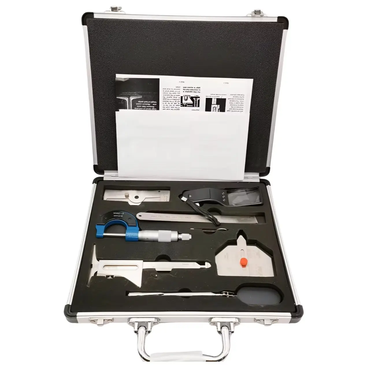 Welding Gauge Stainless Steel Welder Inspection Gage Measure Weld Gage Kits Combine Suit 7pieces Welding tools Soldering Ruler