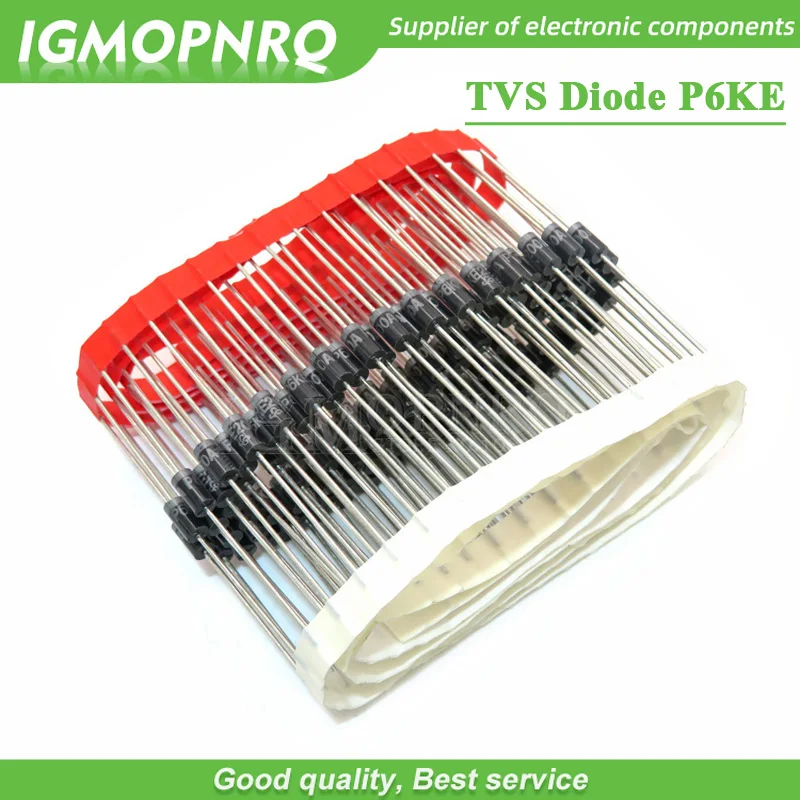 100PCS P6KE100A 100A P6KE150A 150A P6KE160A 160A P6KE180A 180A P6KE200A 200A P6KE220A 220A P6KE250A 250A TVS Diode P6KE