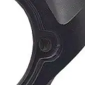 40T Single Speed Chainring Wheel 9mm Offset For Bafang BBS03 M615 M625 Electric Bike Motor Crankset Replacement Part Black