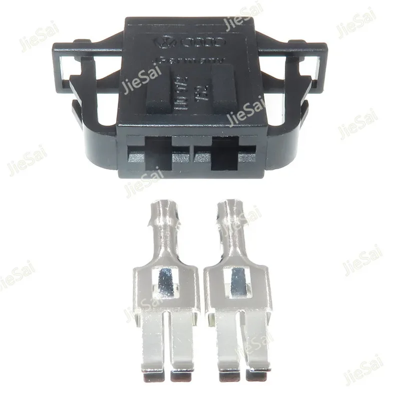2 Pin 1J0 972 752 Electrical Blower Fan Motor Pigtail Plug Female Automotive Connector 1J0972752 For VW Skoda Audi