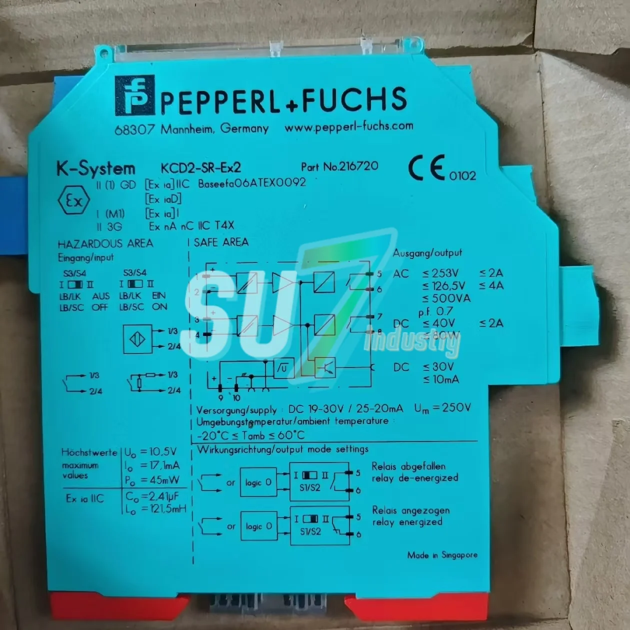 KCD2-E2L KCD2-SR-EX2 Nuovo nel magazzino Barriera di sicurezza