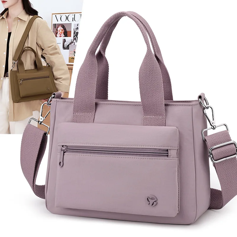 2026 Fashion commuting small shoulder bag 9 colors oxford handbags for woman multi function waterproof Female bags