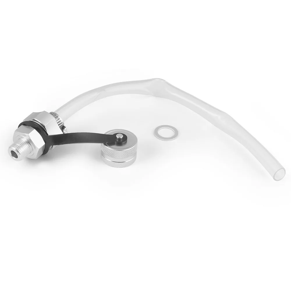No Magnet Quick Twist Oil Drain Valve Leak Proof Rust Proof Compact Structure Aluminium Drain Hose Attachment
