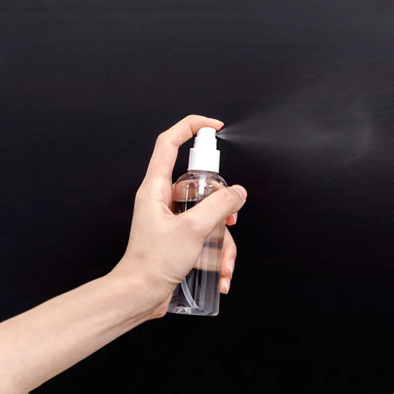 4PCS Spray Refillable Bottle Alcohol Perfume Cosmetic Water Spray Atomizer Portable Plastic Container Bottle Exquisite Spray