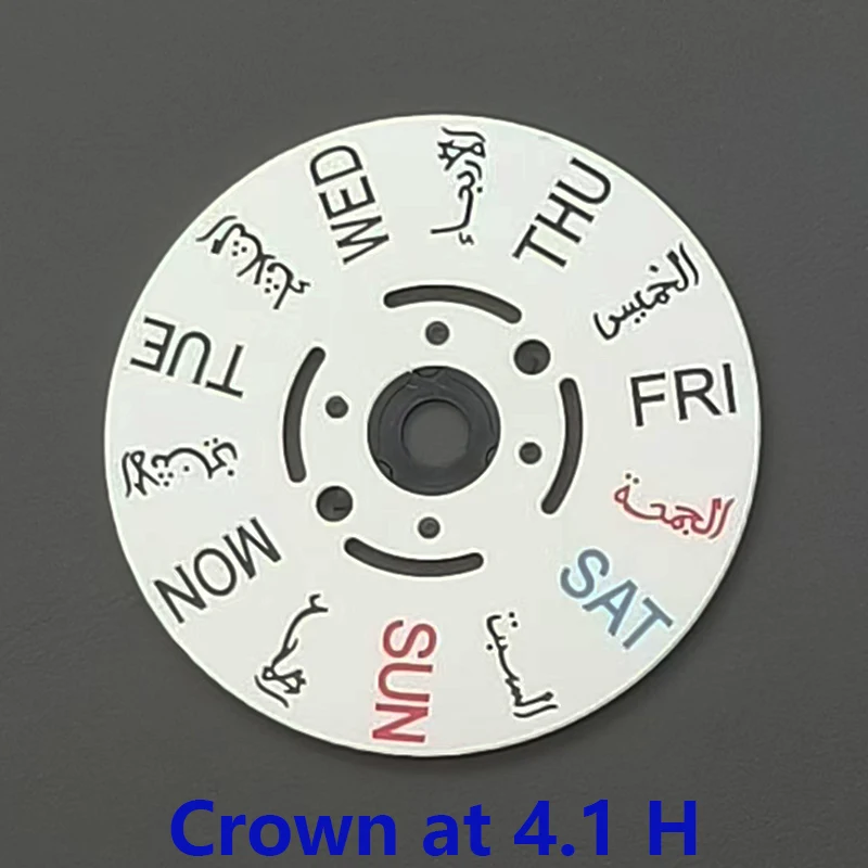 NH35 NH36 무브먼트 다이얼 SKX007 6105 툰아 시계 무브먼트 위크 휠 크라운 3.0/3.8/4.1H 시계 수리 위크 휠 부품 호환