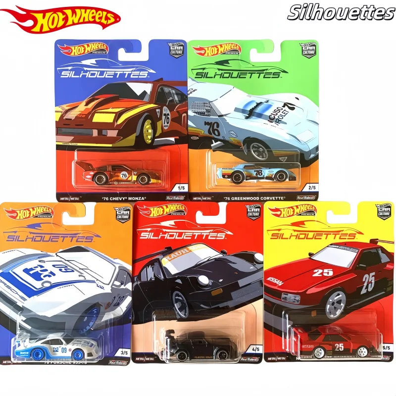 

Новая модель автомобиля с силуэтами Hot Wheels, модель премиум-класса, серия 1/64 RWB Porshe 930, Коллекционная модель, украшение для комнаты, подарки для мальчиков