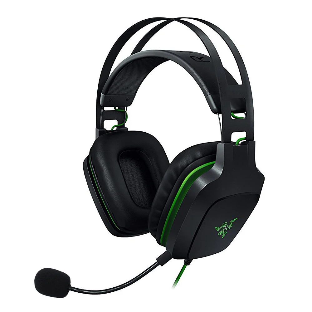 เปลี่ยน Aux 3.5มม.TRS ไมโครโฟน Booms สำหรับ Razer Electra V2 USB 7.1เสียงรอบทิศทางหูฟังหูฟัง