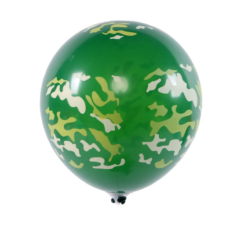 20-100pcs Latex Balloon Camo Balloons Army Party Decor Military Going Away Party,Retirement, Camping Themed Birthday Party