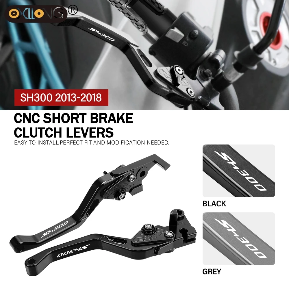 

CNC Aluminum Motorcycle Short Brake Clutch Levers Accessories Parts For HONDA SH300 2013 2014 2015 2016 2017 2018