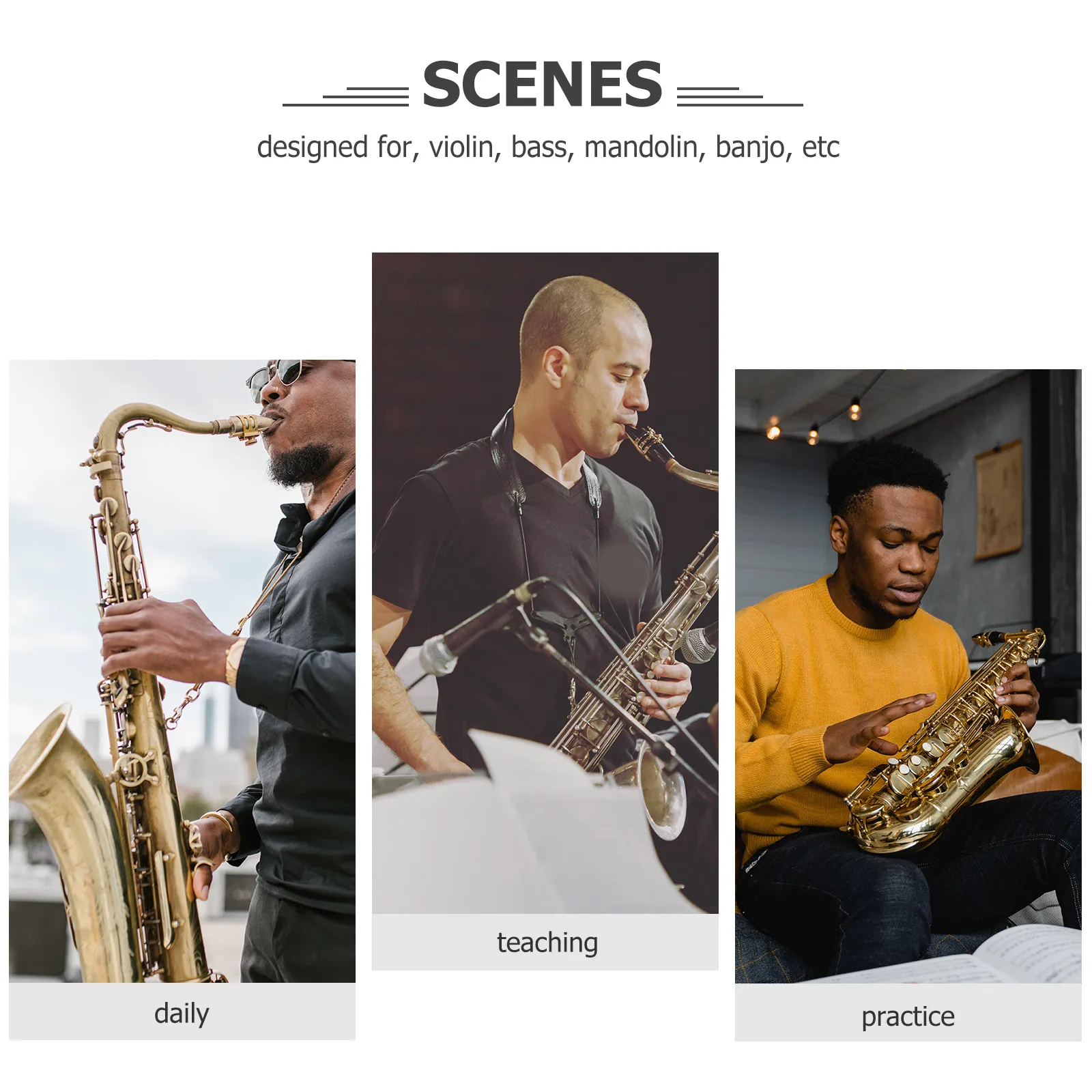 

Universal Saxophone Neck Strap Metal Adjustable Clarinet Lanyard Comfortable Suspension Belt Rope For Alto Saxophone