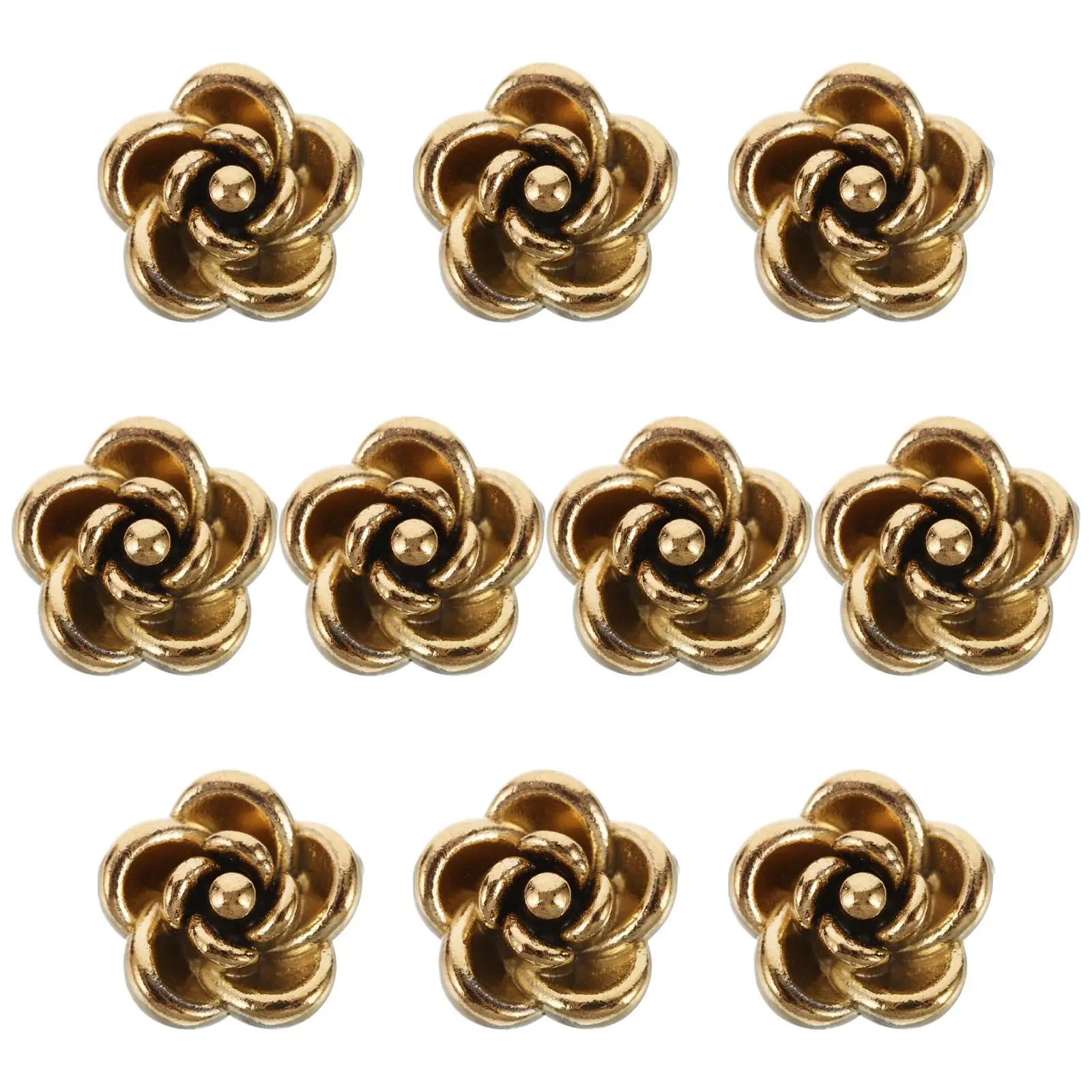 

10 Pcs Jewelry Supplies for Making Rose Beads Bracelets Accessories Beaded Charms