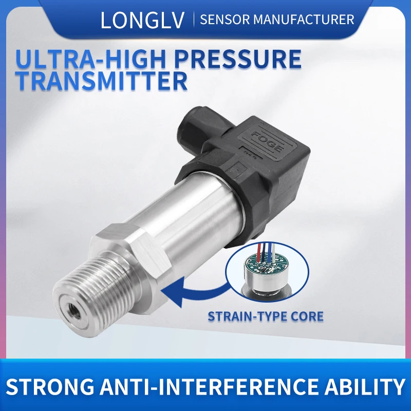 LONGLV PTL702 عالية الضغط الارسال الضغط الهيدروليكي الضغط الهيدروليكي ضغط المياه الارسال