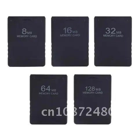 

8M / 16M / 32M / 64M /128M Memory Card Save Game Data Stick Module For Sony PlayStation 2 PS2 Extended Card Game Saver r30