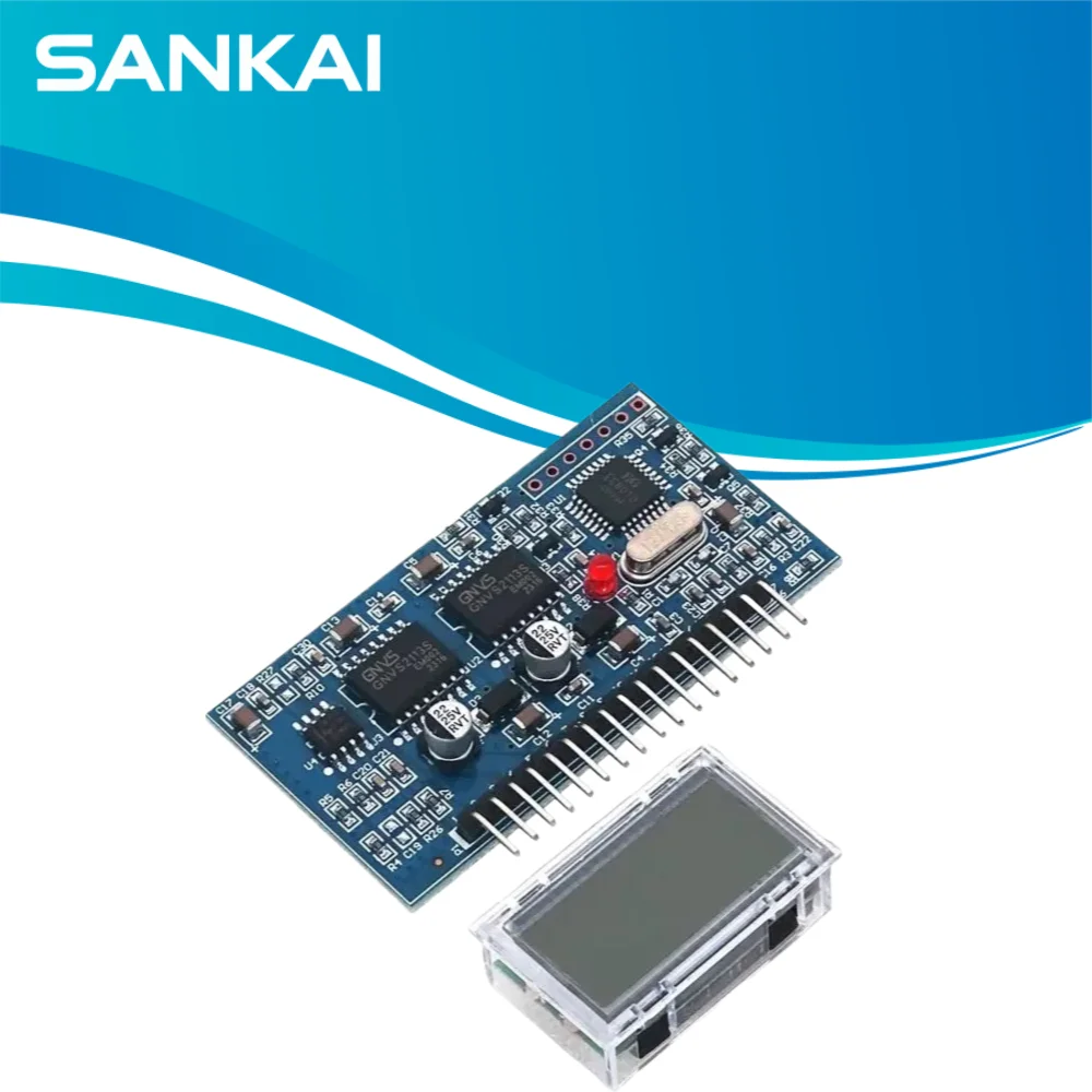 EGS002 EG8010+IR2110 Inverter Driver Module, SPWM 0-400Hz, Over/Under Voltage Protection, LCD Interface, 5V