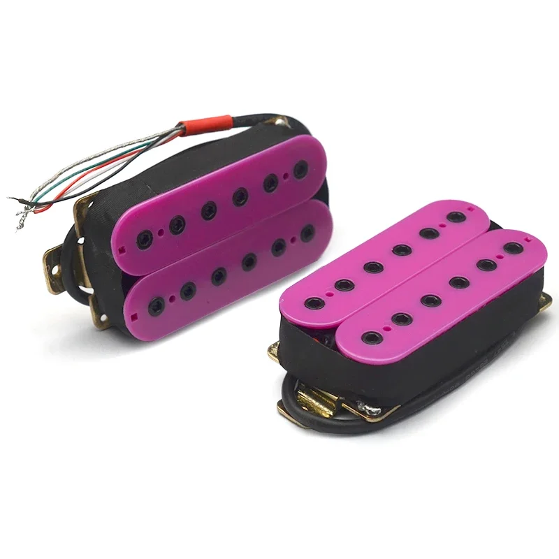 

Electric Guitar 12 Adjustable Hex Screw Dual Coil Pickup for 6String Guitar Coil Splitting Pickup N7.5K/B15K Output Light Purple