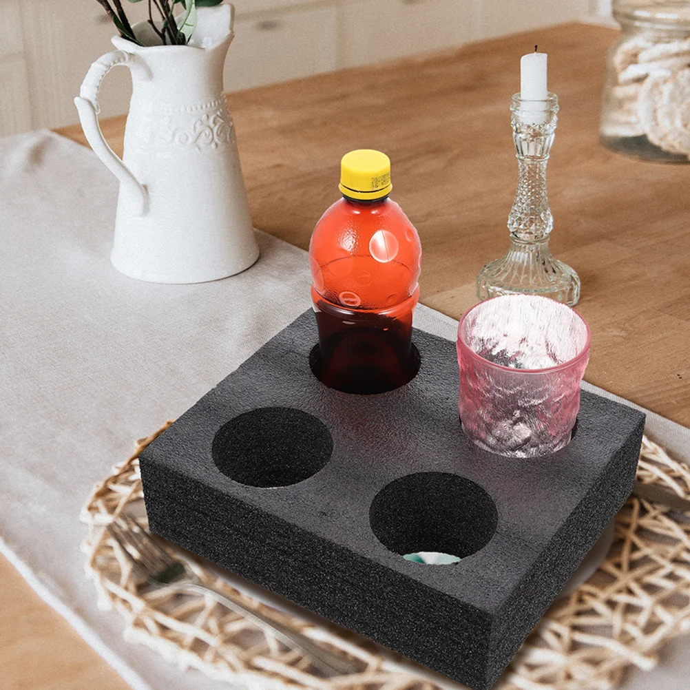 

5Pcs Drink Holder Tray Portable for Coffee Milk Tea Beverages Easy Clean Foam Cup Carrier Tray Takeout Cup Holder for Cafes