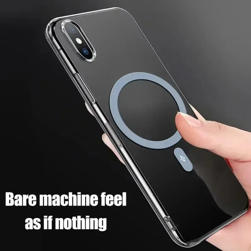 5-1PCS for Magsafe Self Adhesive Metal Plate Ring Universal for Magsafe Magnetic Wireless Charger Iron Sheet Sticker for IPhone view 5
