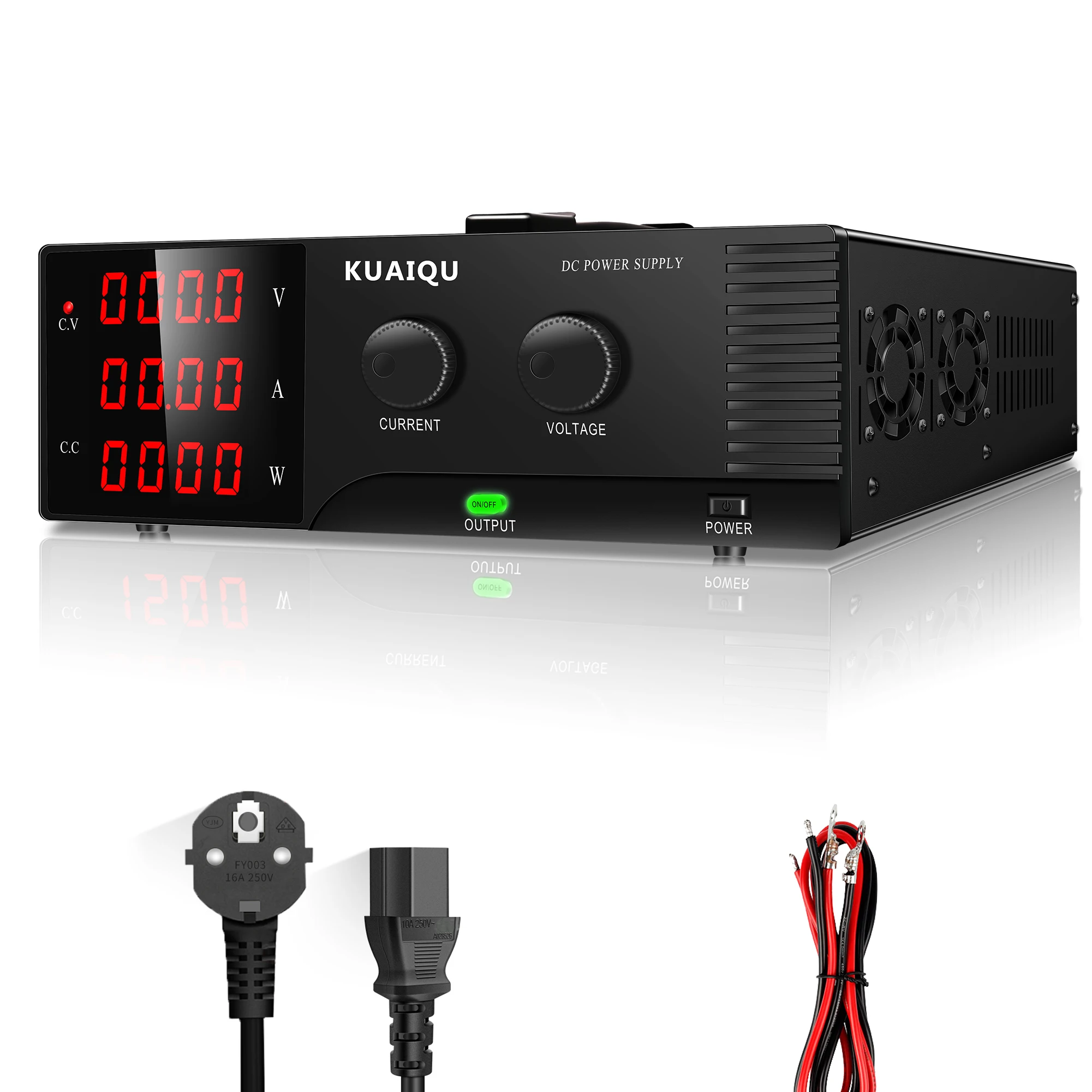 KUAIQU R-SPS10030 100V 30A 3000W Adjust Lab Switching DC Power Supply Electrical Maintenance LED Light Test  Industrial SMPS