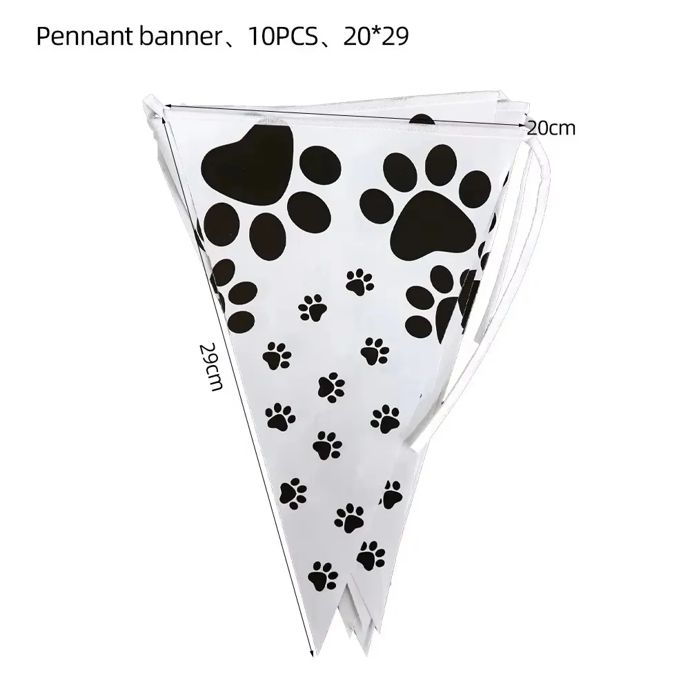 PAW Patrol Banner Pokemon Bunting Banner Pikachu Party Decoration Triangle Flags Pennant Hanging Kids Favors DIY Party Supplies
