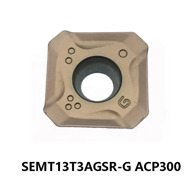 SEMT SEMT13T3AGSN SEMT13T3AGSR SEMT13T3AGSN AGSR G H ACK200 ACP200 ACZ330 Milling CNC Carbide Insert
