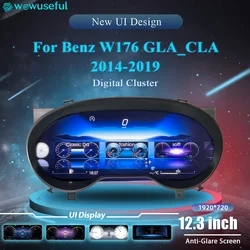 ''12.3'' Digitaal Dashboardcluster Voor Mercedes Benz C Gla Cla W176 117 C 177X156 2014 6 Ntg4.5 5.0 Auto Instrumentenpaneel Cockpit