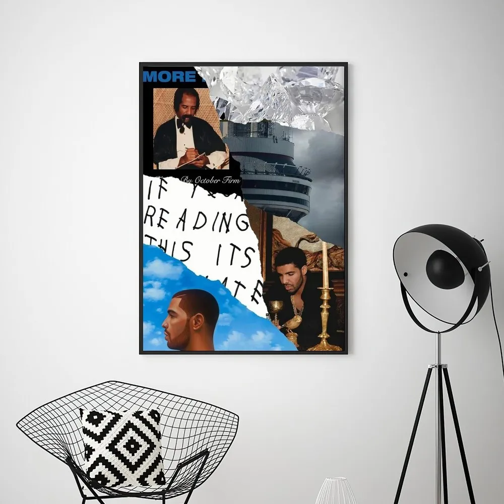 Rapper Drakes Poster Prints Wall Pictures Living Room Home Decoration