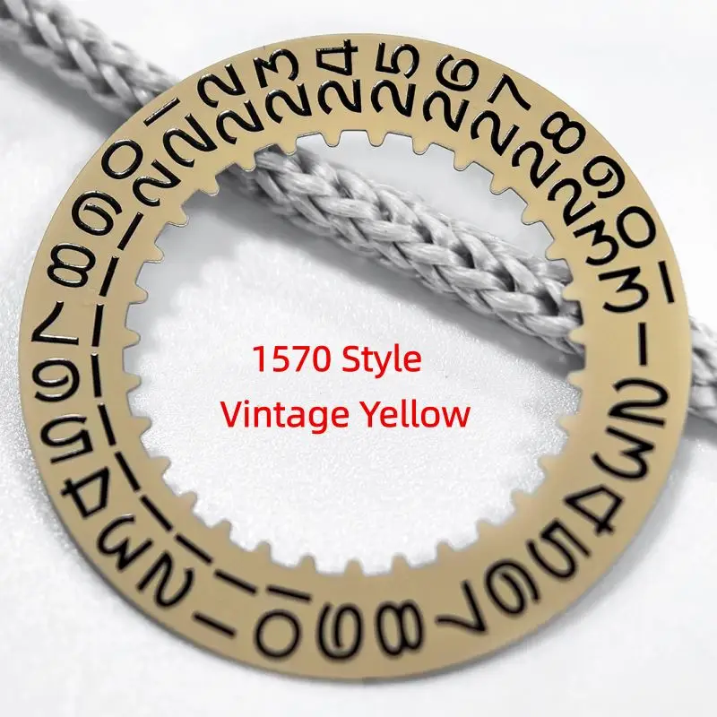1570 3035 Movement Watch Calendar Disc Date Indicator Date Wheel Replacement for RLX 1530-1570 5508 5513 1675 1680 Watch Parts