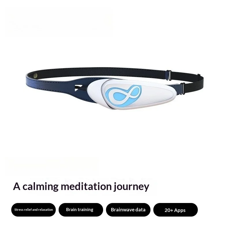 EEG Brainwave Headset - Focus & Relax Feedback, 40g, Bluetooth 3.0, 20+ Apps, 5-Hour Battery