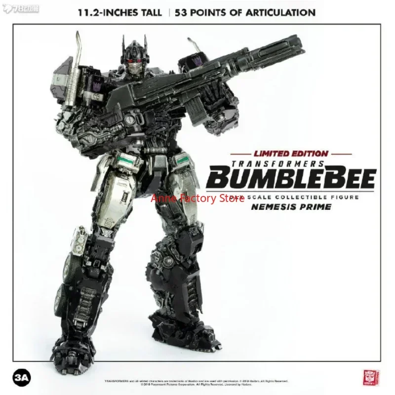 Neue Original Threezero 3A DLX Transformation Nemesis Prime Limited Edition 11,2 Zoll/28,5 cm Actionfigur Spielzeug