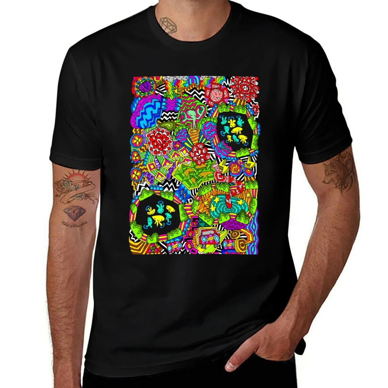 Hypercolour Wonderland! T-Shirt man t shirt designer T-Shirt
