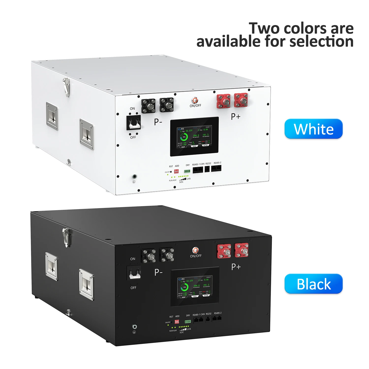 Stacked A1 energy storage battery DIY kit supports 280AH -330AH battery cells with built-in BMS