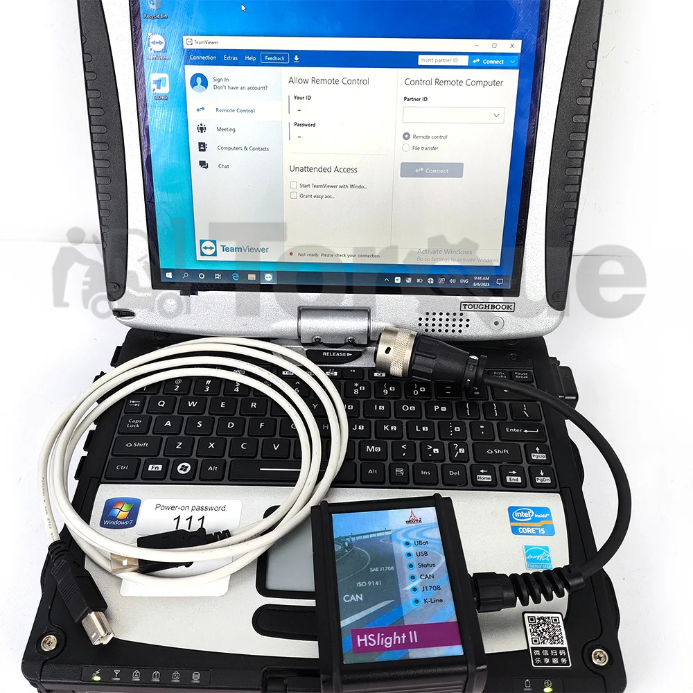 For deutz Kit diagnostik otomatis deutz (Hs Light) For deutz Diagnostics for Ford Hs Light II 2000 program +CF19 Laptop/Tablet