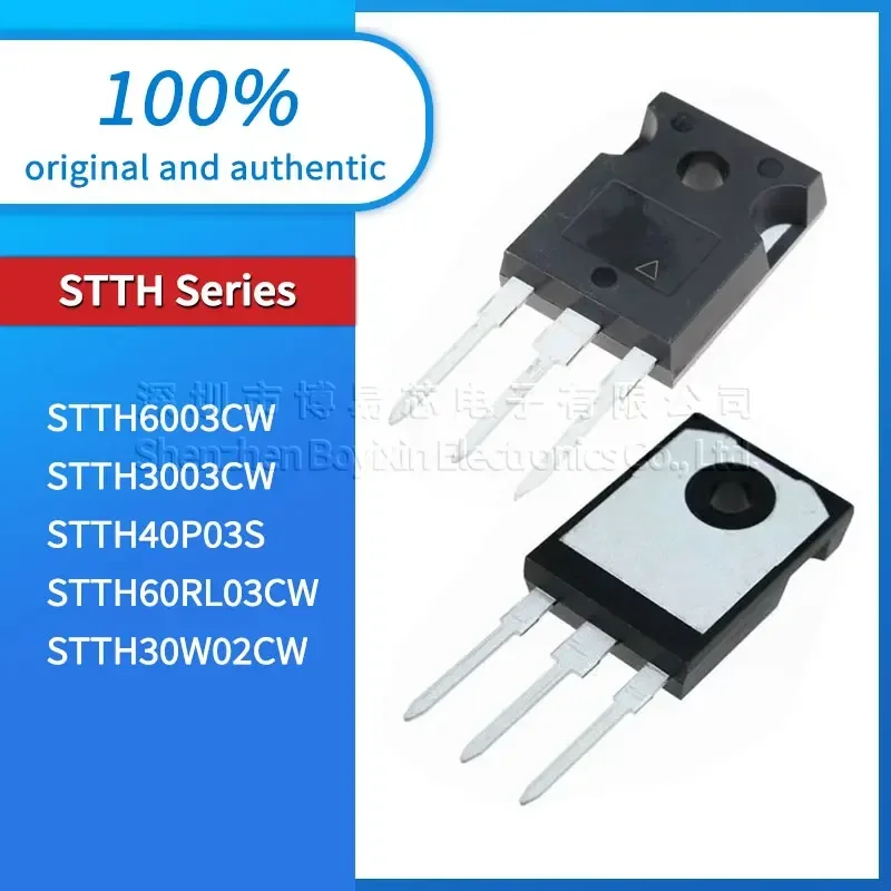 STTH6003CW genuíno original, STTH3003CW, STTH40P03S, STTH60RL03CW, STTH30W02CW