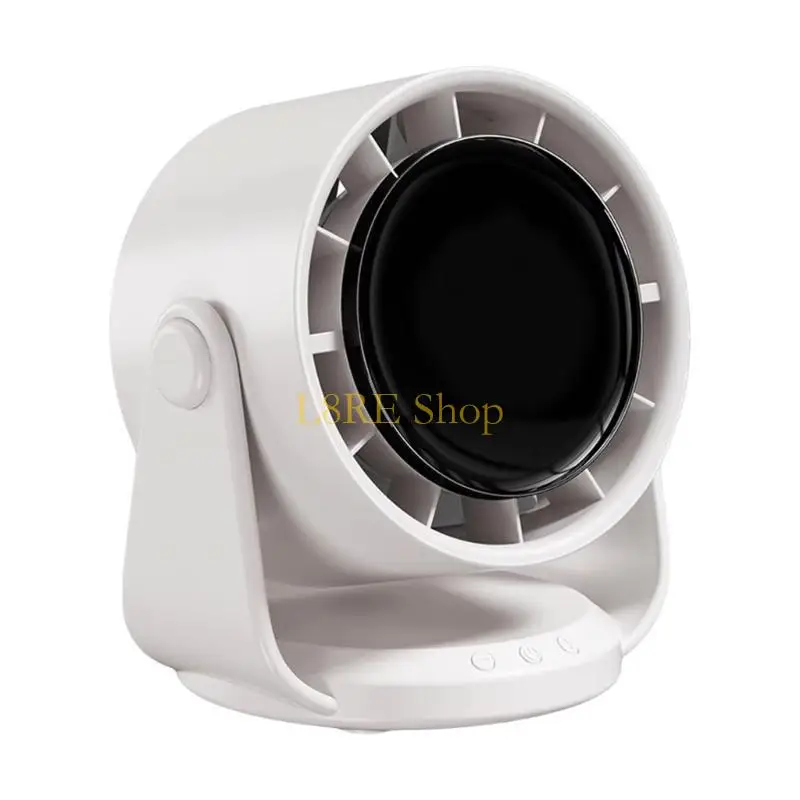 L8RE FAN المحمولة مروحة التبريد القابلة للتعديل مروحة عرض رقمية مريحة للمكتب