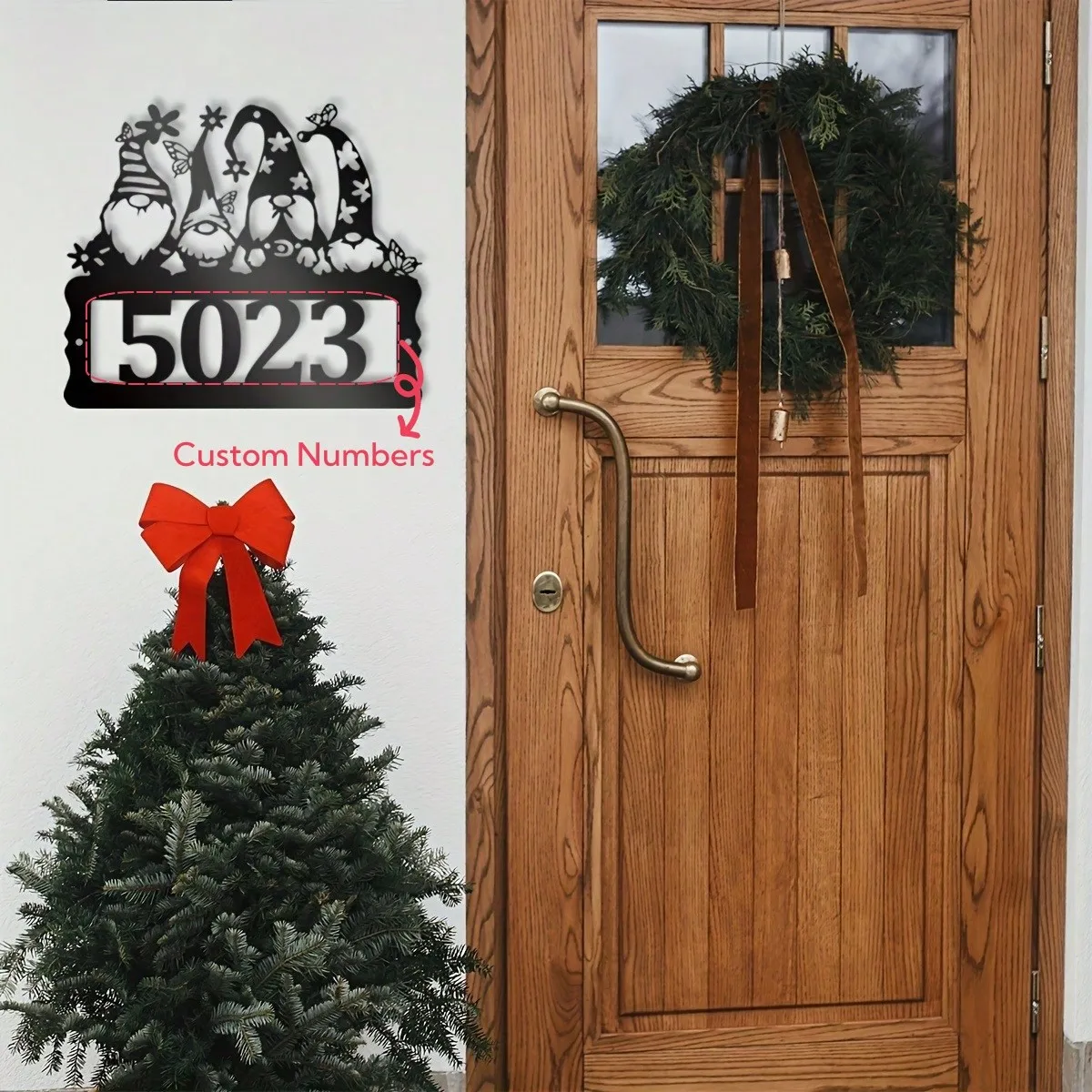 

Metal Christmas Ornament Custom Wall Decor Holiday Gift