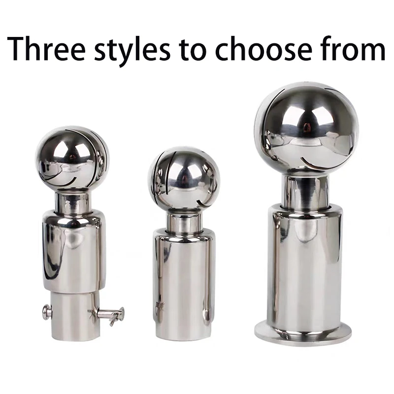 304 Stainless Steel Internal Thread Cleaning Ball, Sanitary Quick-Release Chuck, Rotating Spray Ball, Latch Ball Type Spray