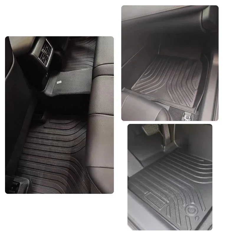 Car Floor Mats For Toyota Camry XV70 XV 70 2018~2023 Waterproof Pads Foot Carpets Floor Cover TPE Cargo Mud Set Auto Accessories