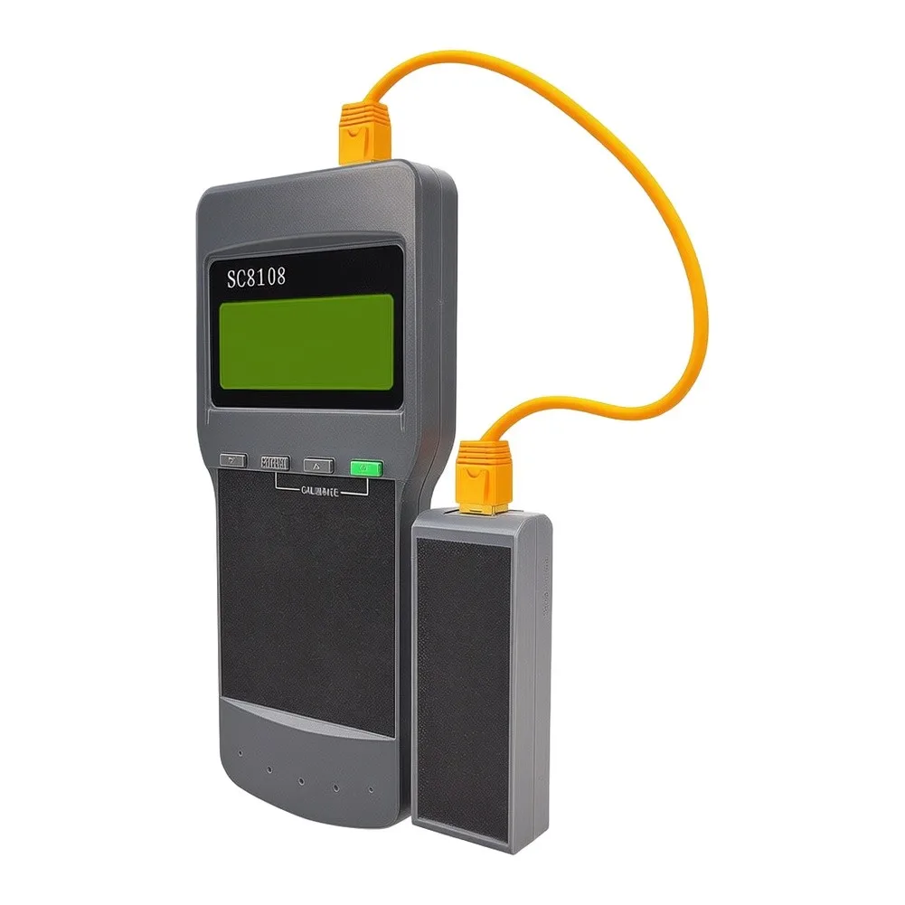 1Pc SC8108 Network Cable Tester For RJ45 RJ11 CAT6 LAN Wire Length Fault Locator LCD Display Audio Tone Tool