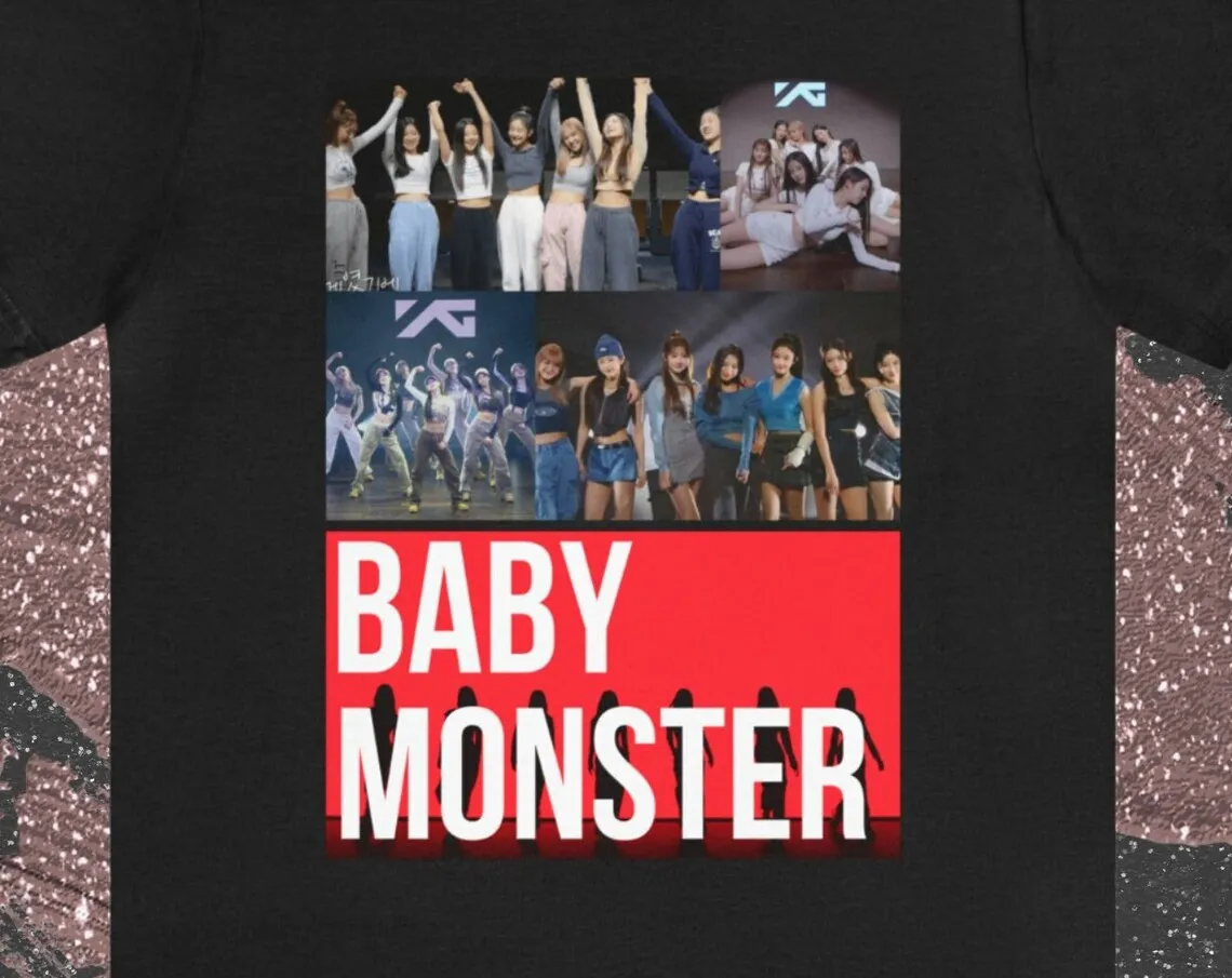 Babymonster Kpop Unisex Tshirt baby monster baemon shirt chiquita haram ruka asa rora ahyoen pharita