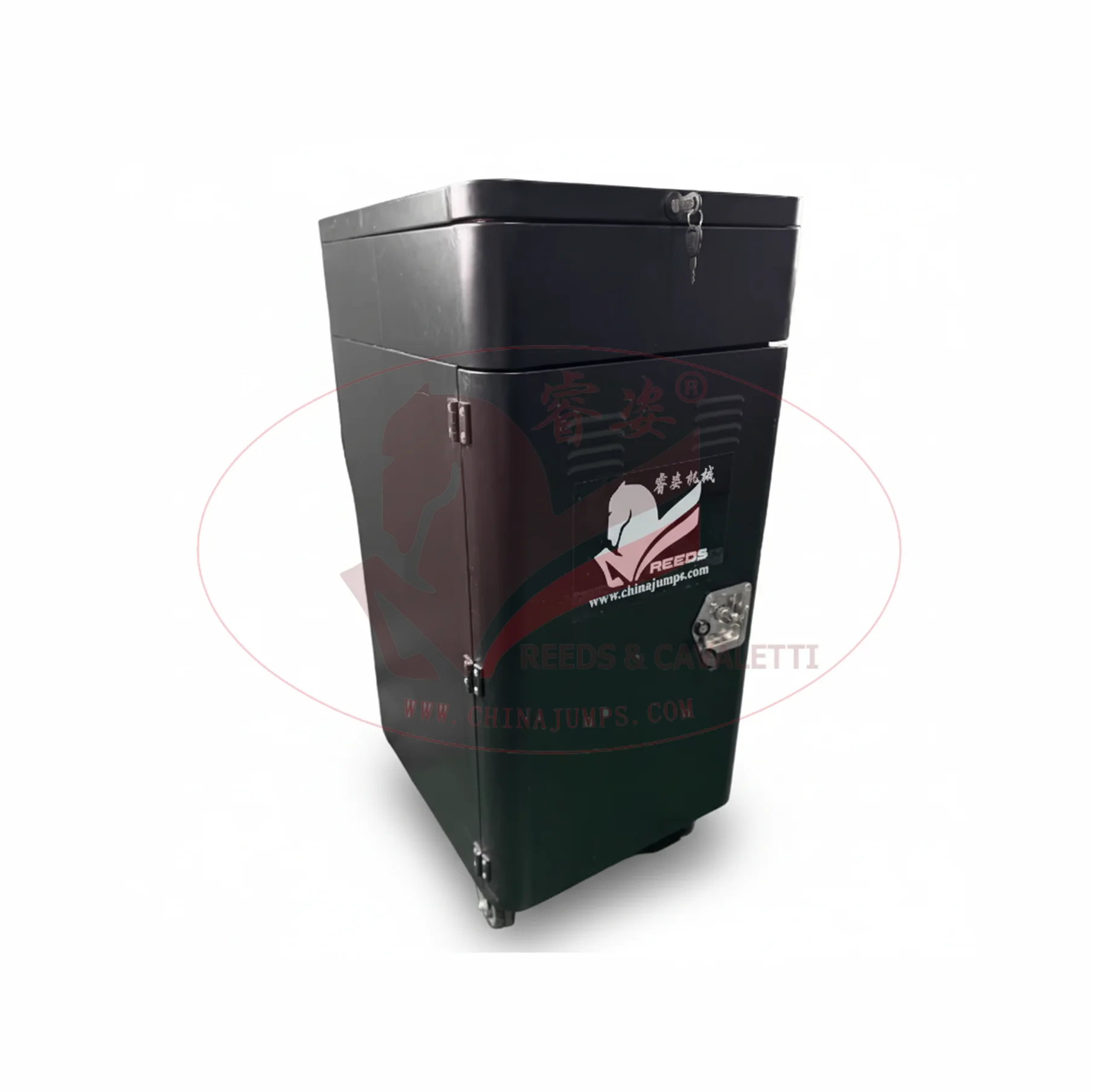 Reeds Brandable Design Durable Storage Steel Horse Tack Box Durable Saddle Locker Customized Saddle Storage Box With 3 Sizes