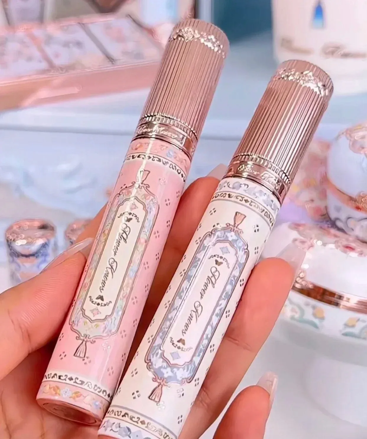 Flower Knows Butterfly Cloud Schouder Series Mascara 3,2 ml Wimperverlengende Mascara Waterproof Schoonheid Cosmetica