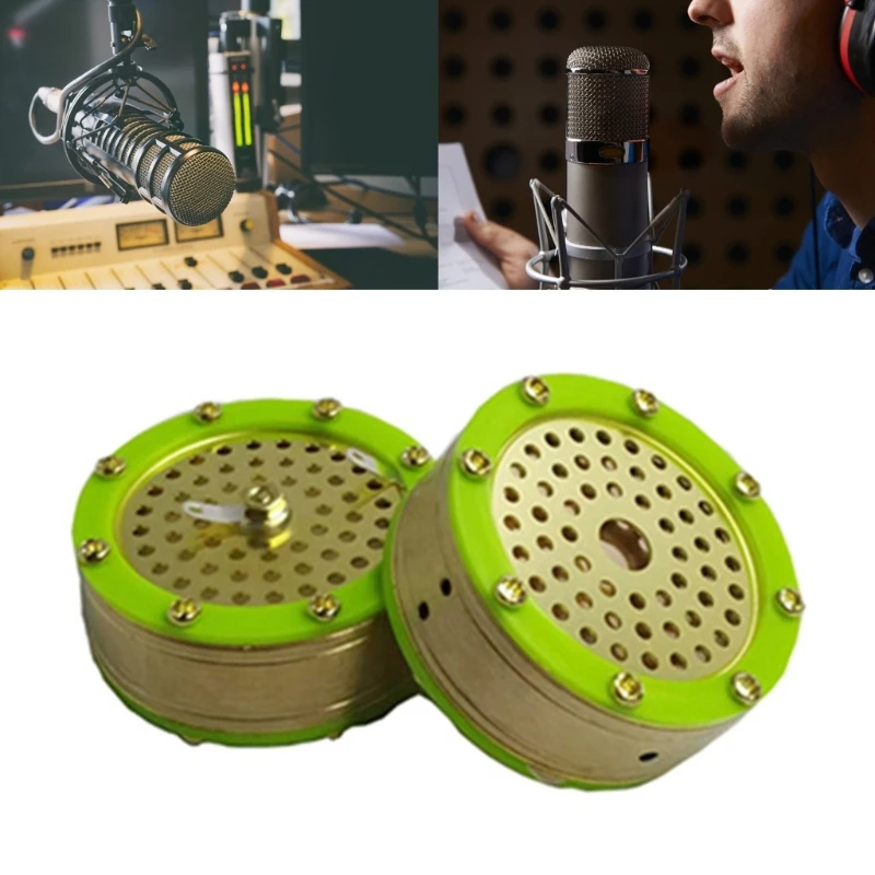 Professional 34mm Diameter Microphone Cores Large Diaphragm Condenser Mic Cores with Circuit Board for Studio Recording