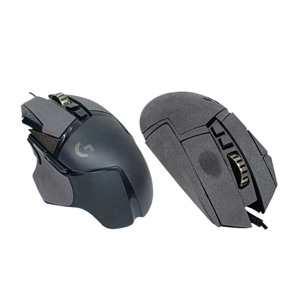 2 Sets DIY G502 RGB/Hero Wired Wireless Version Mouse Sticker XPlus Microfiber Suede Sweatproof And Anti Slip Sticker