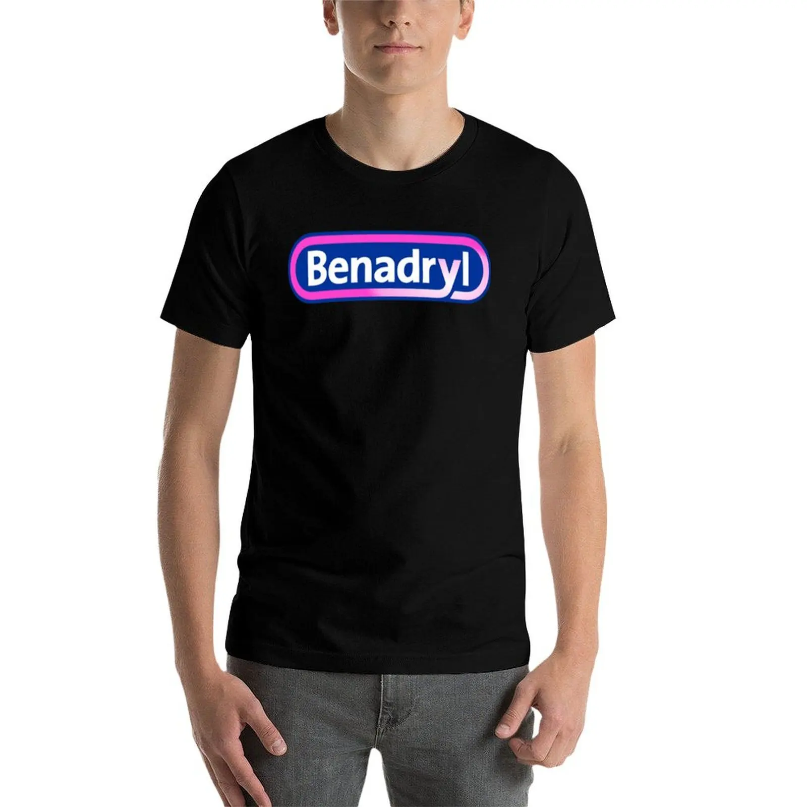

Charming benadryl logo T-Shirt man t shirt heavy cotton t shirts for man cotton funny t shirts for man graphic funny T-Shirt